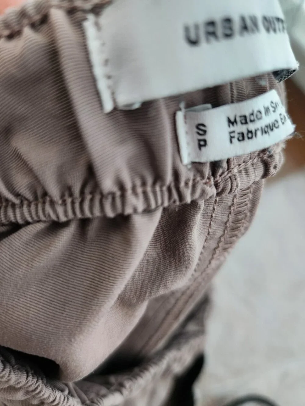 Urban Outfitters Pants Small 26x30 Taupe Tactical Cargo Belted Techwear